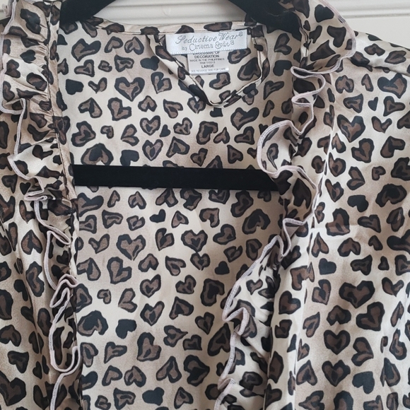 NWOT cheetah print robe - Picture 4 of 5